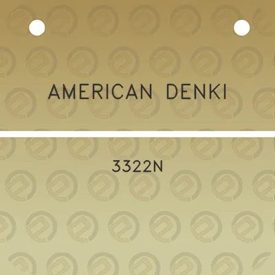 american-denki-3322n