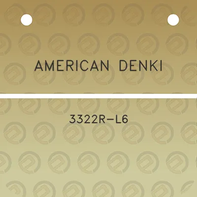 american-denki-3322r-l6