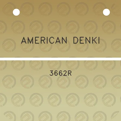 american-denki-3662r