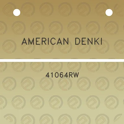 american-denki-41064rw