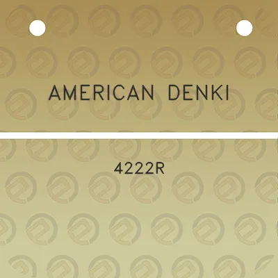 american-denki-4222r