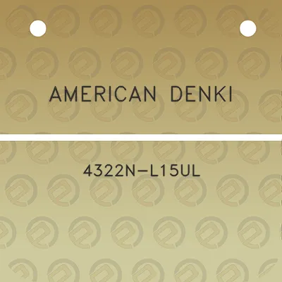 american-denki-4322n-l15ul