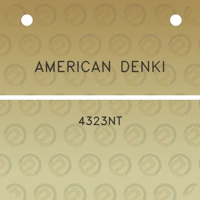 american-denki-4323nt