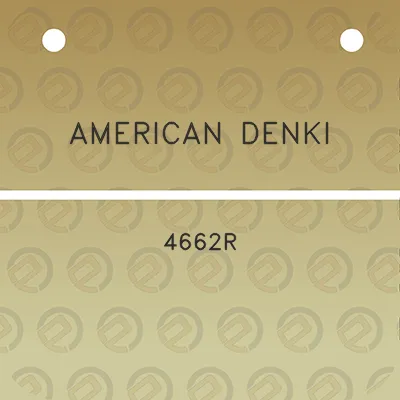 american-denki-4662r