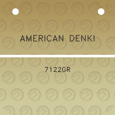 american-denki-7122gr