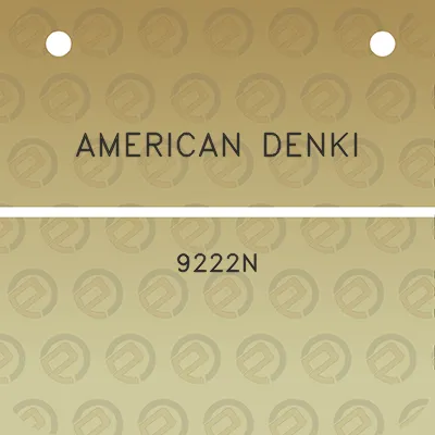 american-denki-9222n