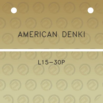 american-denki-l15-30p