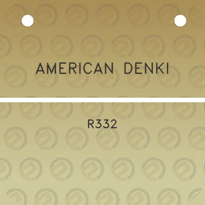 american-denki-r332