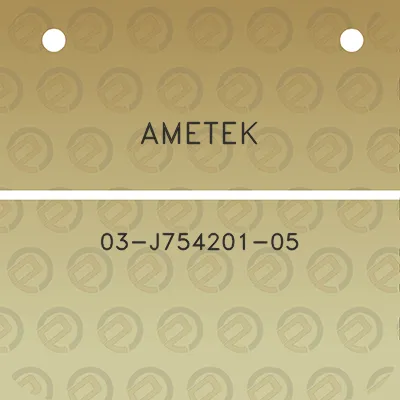 ametek-03-j754201-05