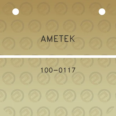 ametek-100-0117