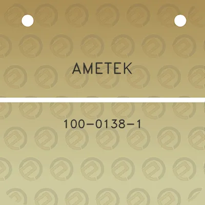 ametek-100-0138-1