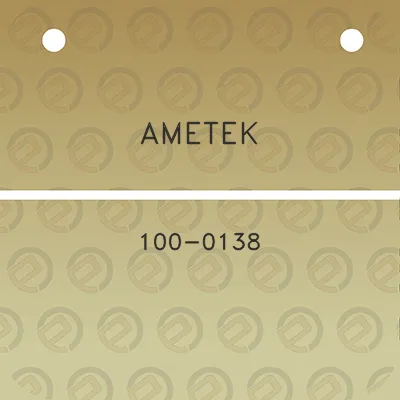 ametek-100-0138