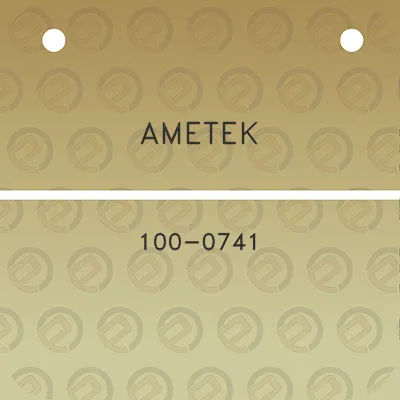 ametek-100-0741