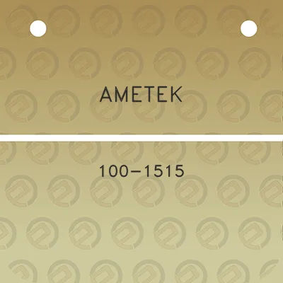 ametek-100-1515