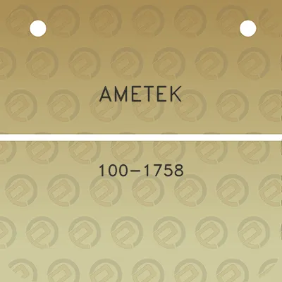 ametek-100-1758