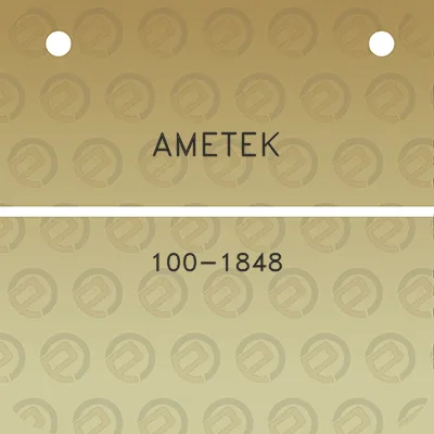 ametek-100-1848