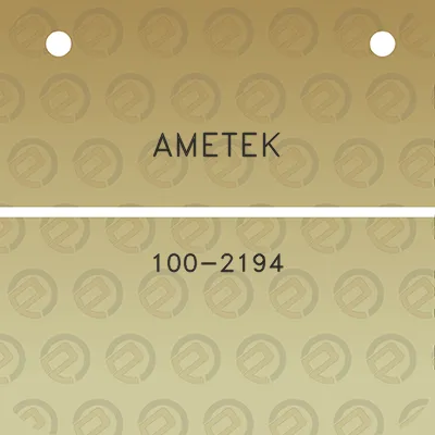 ametek-100-2194