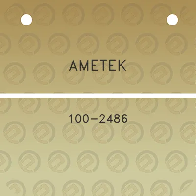 ametek-100-2486