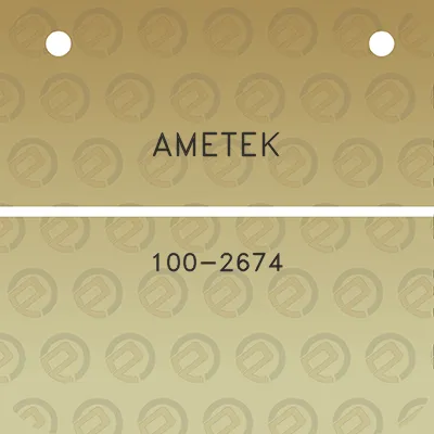 ametek-100-2674