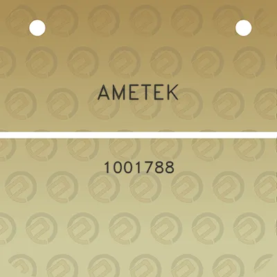 ametek-1001788