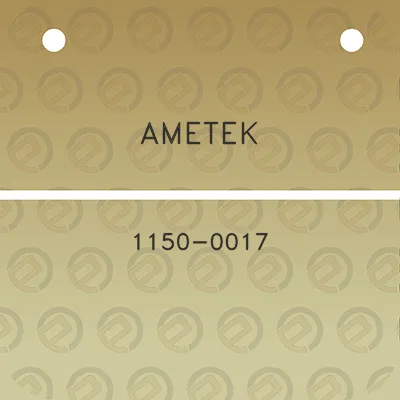 ametek-1150-0017