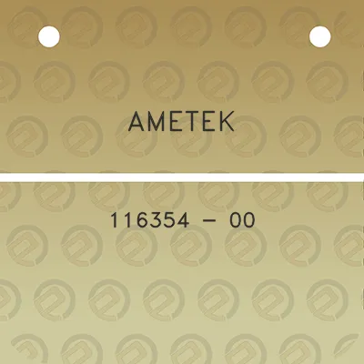 ametek-116354-00