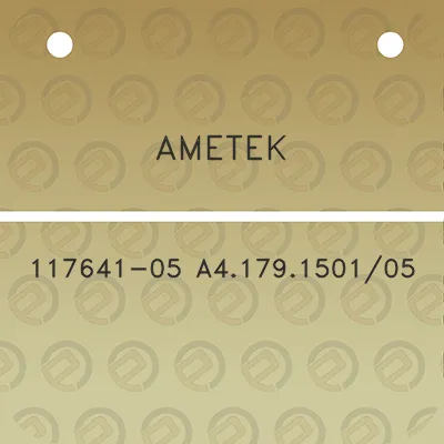 ametek-117641-05-a4179150105