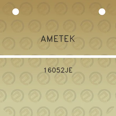 ametek-16052je