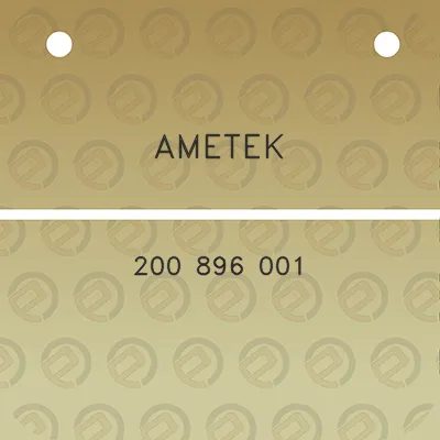 ametek-200-896-001