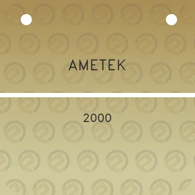 ametek-2000