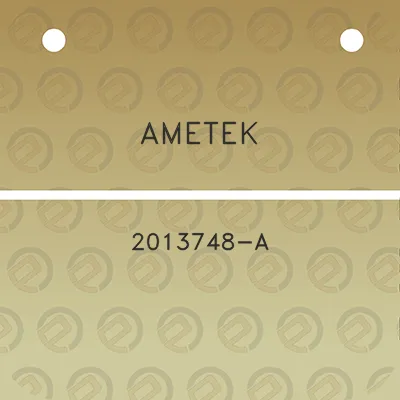 ametek-2013748-a