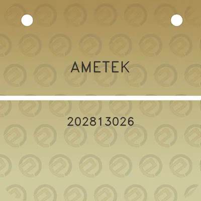 ametek-202813026