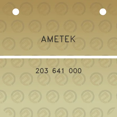 ametek-203-641-000