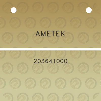 ametek-203641000