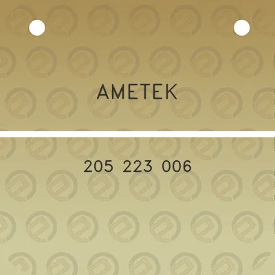 ametek-205-223-006