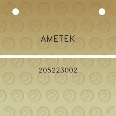 ametek-205223002