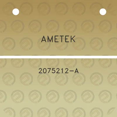 ametek-2075212-a