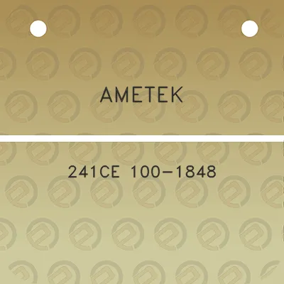 ametek-241ce-100-1848