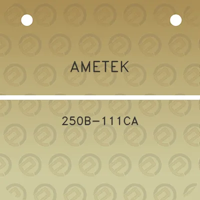 ametek-250b-111ca