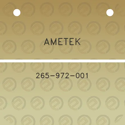 ametek-265-972-001