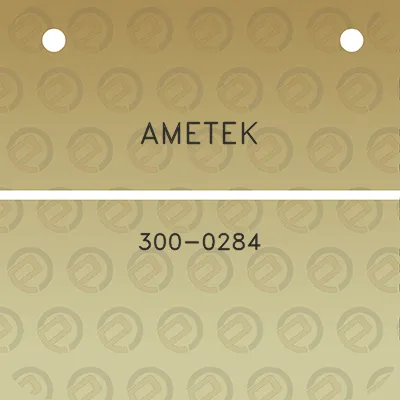 ametek-300-0284