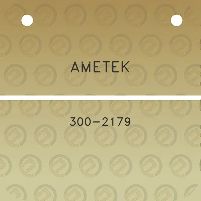 ametek-300-2179