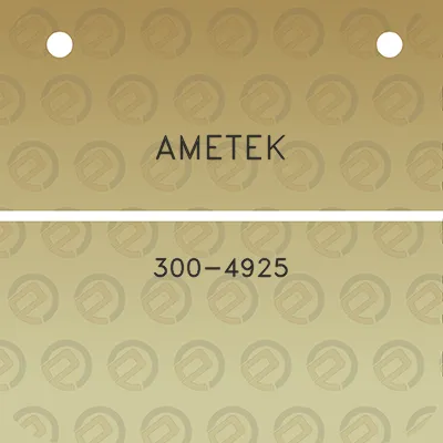 ametek-300-4925