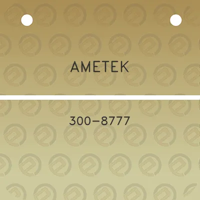 ametek-300-8777