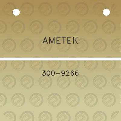 ametek-300-9266