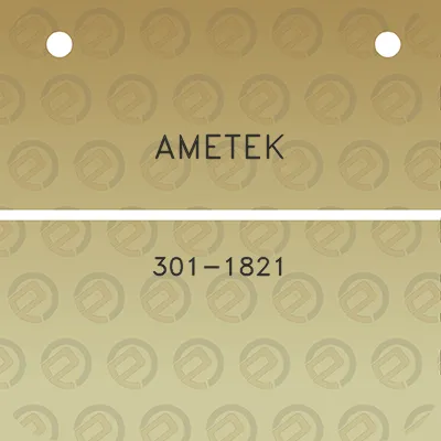 ametek-301-1821