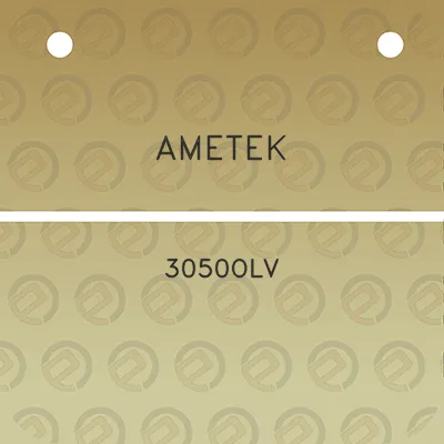 ametek-3050olv