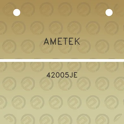 ametek-42005je