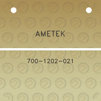 ametek-700-1202-021