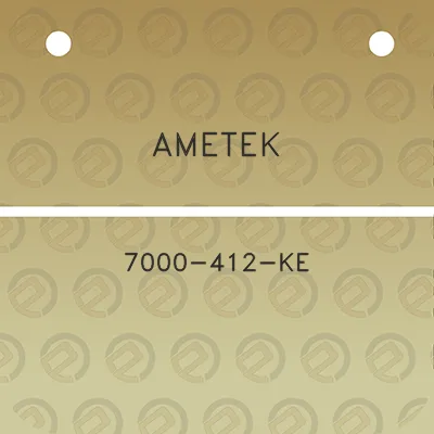 ametek-7000-412-ke